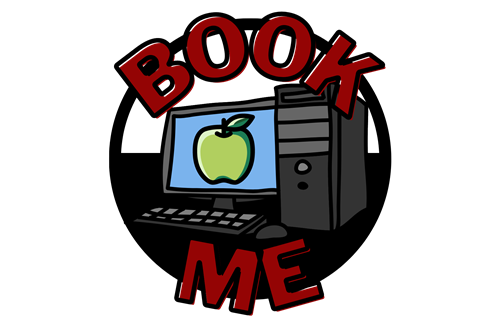 button for booking appointments